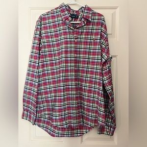 Ralph Lauren polo multicolor plaid!